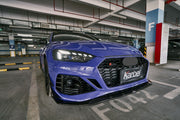 KARBEL CARBON DRY CARBON FIBER FOG LIGHT TRIM OVERLAY FOR AUDI RS5 B9.5 2020-ON