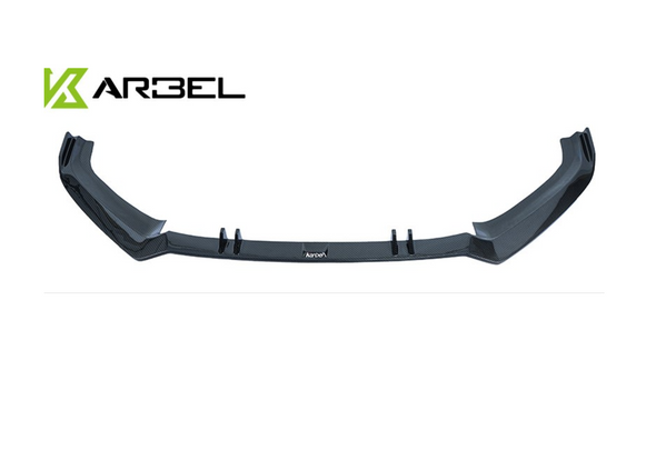 KARBEL CARBON DRY CARBON FIBER FRONT LIP VER.2 FOR AUDI S4 & A4 S LINE 2017-2018 B9