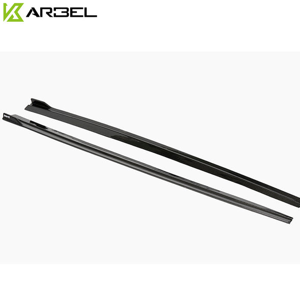 KARBEL CARBON DRY CARBON FIBER SIDE SKIRTS FOR AUDI RS3 2018-2020 8V