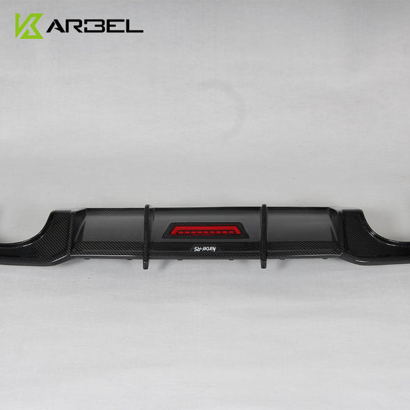 KARBEL CARBON DRY CARBON FIBER REAR DIFFUSER FOR AUDI RS3 2018-2020 B9