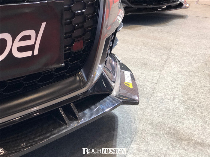 KARBEL CARBON DRY CARBON FIBER FRONT LIP FOR AUDI RS3 2018-2020 B9