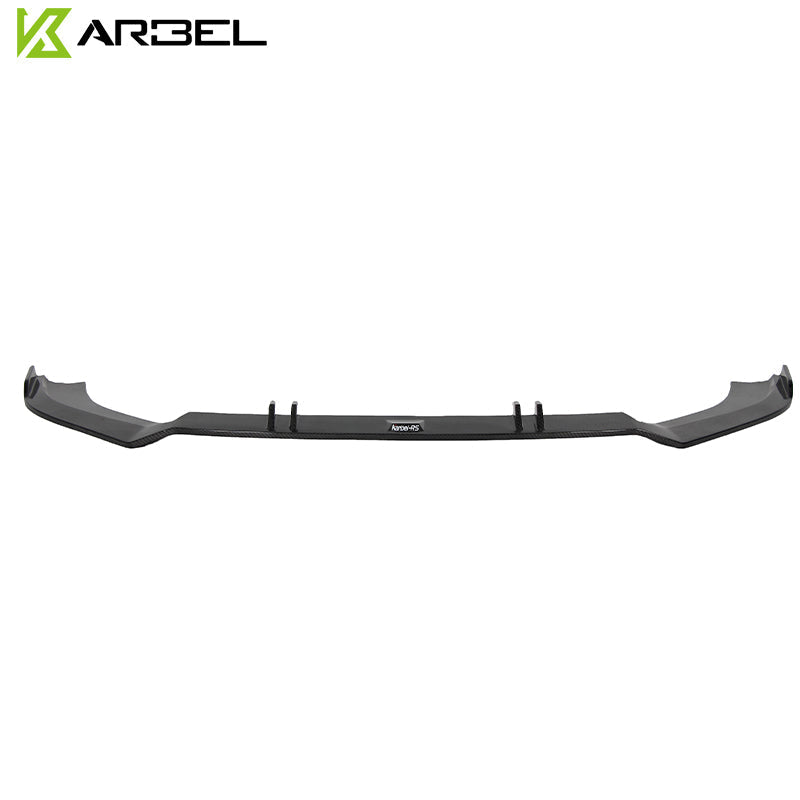 KARBEL CARBON DRY CARBON FIBER FRONT LIP FOR AUDI RS3 2018-2020 B9