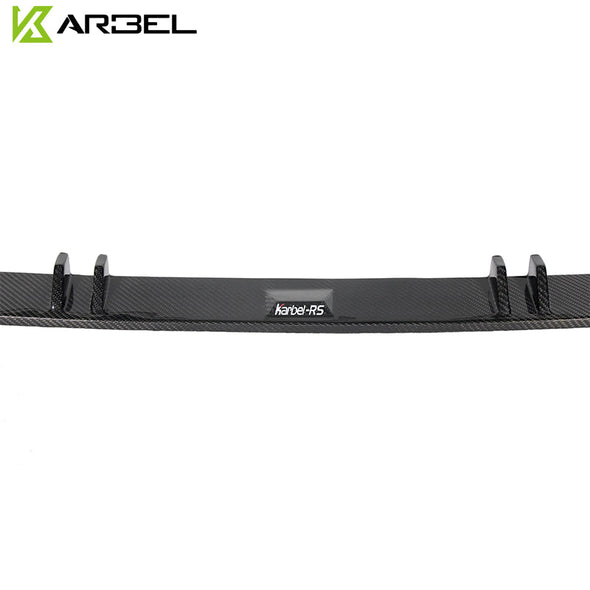 KARBEL CARBON DRY CARBON FIBER FRONT LIP FOR AUDI RS3 2018-2020 B9