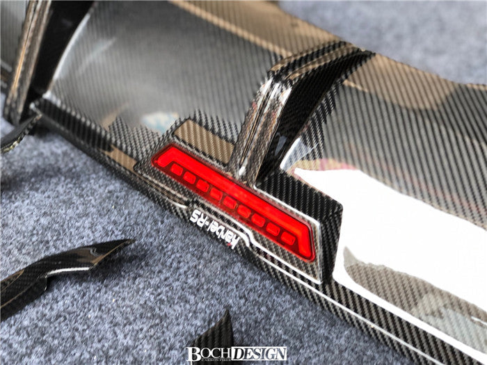 KARBEL DRY CARBON FIBER REAR DIFFUSER FOR AUDI RS5 B9 2017-2019