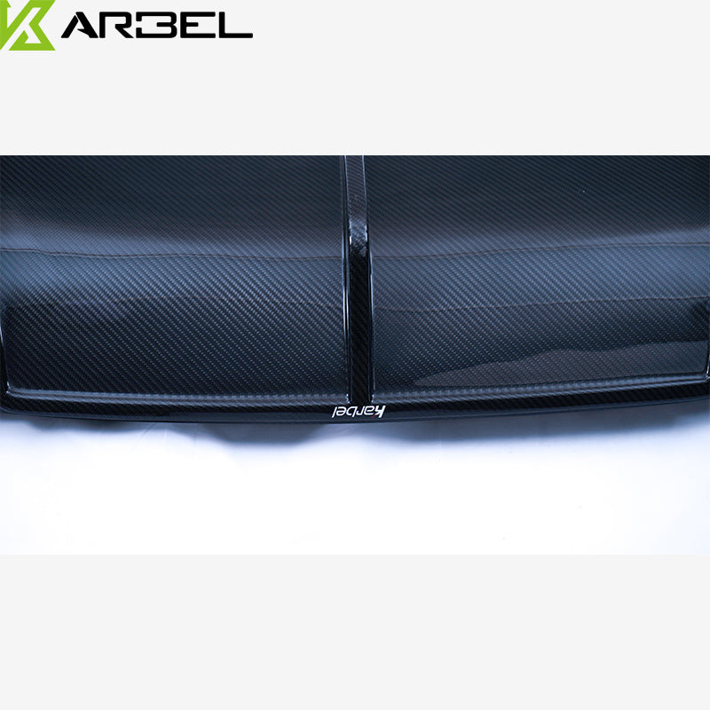 KARBEL CARBON DRY CARBON FIBER REAR DIFFUSER VER.1 FOR AUDI A5 S LINE & S5 2012-2016 B8.5