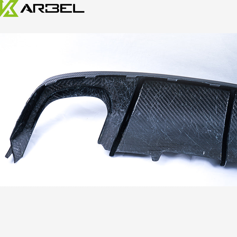 KARBEL CARBON DRY CARBON FIBER REAR DIFFUSER VER.1 FOR AUDI A5 S LINE & S5 2012-2016 B8.5