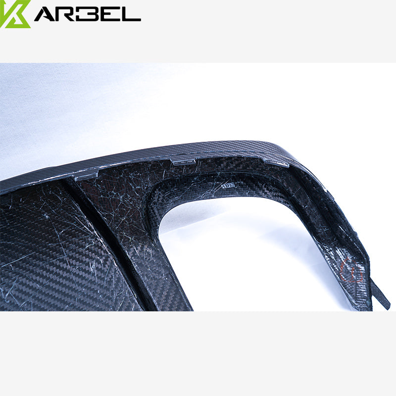 KARBEL CARBON DRY CARBON FIBER REAR DIFFUSER VER.1 FOR AUDI A5 S LINE & S5 2012-2016 B8.5