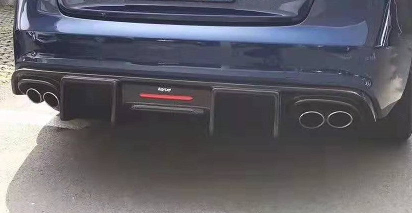 KARBEL CARBON DRY CARBON FIBER REAR DIFFUSER VER.2 FOR AUDI A5 S LINE & S5 2012-2016 B8.5
