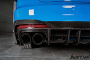 KARBEL CARBON DRY CARBON FIBER REAR DIFFUSER VER.2 FOR AUDI S4 2020-ON B9.5