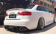 KARBEL CARBON DRY CARBON FIBER REAR DIFFUSER FOR AUDI A4 2013-2016 B8.5