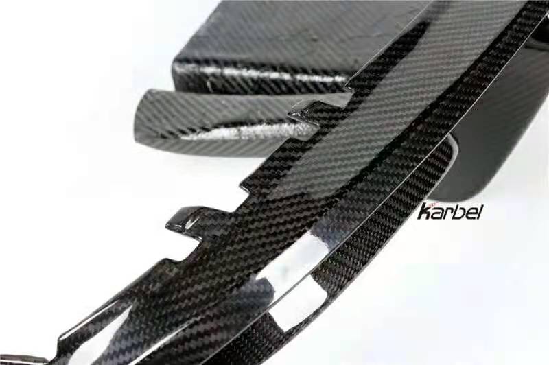 KARBEL CARBON DRY CARBON FIBER REAR DIFFUSER FOR AUDI A4 2013-2016 B8.5
