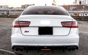 KARBEL CARBON DRY CARBON FIBER REAR DIFFUSER FOR AUDI S6 & A6 S-LINE & A6 AVANT 2016-2018 C7.5