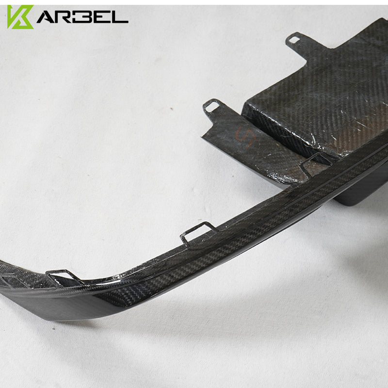 KARBEL CARBON DRY CARBON FIBER REAR DIFFUSER FOR AUDI S6 & A6 S-LINE & A6 AVANT 2016-2018 C7.5