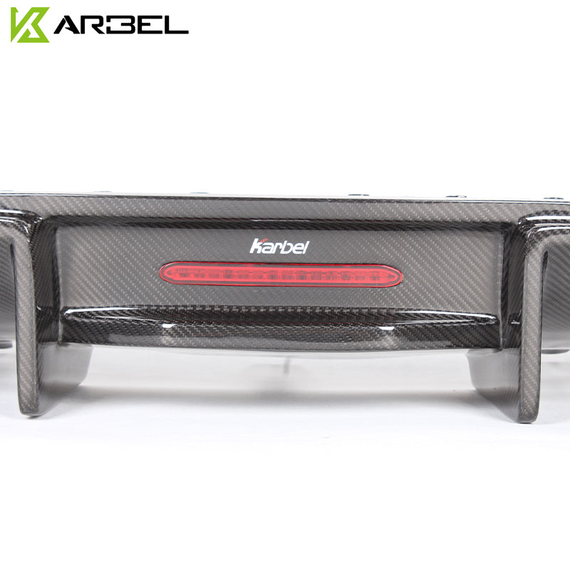 KARBEL CARBON DRY CARBON FIBER REAR DIFFUSER FOR AUDI A7 2012-2015 C7