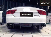 KARBEL CARBON DRY CARBON FIBER REAR DIFFUSER FOR AUDI A7 2012-2015 C7