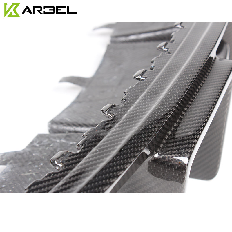KARBEL CARBON DRY CARBON FIBER REAR DIFFUSER FOR AUDI A7 2012-2015 C7