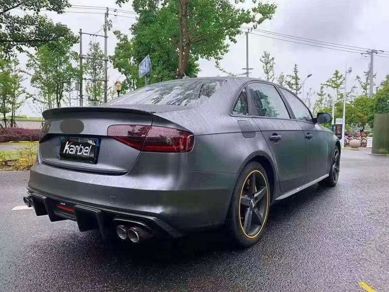 KARBEL CARBON DRY CARBON FIBER REAR DIFFUSER FOR AUDI S4 & A4 S LINE 2013-2016 B8.5