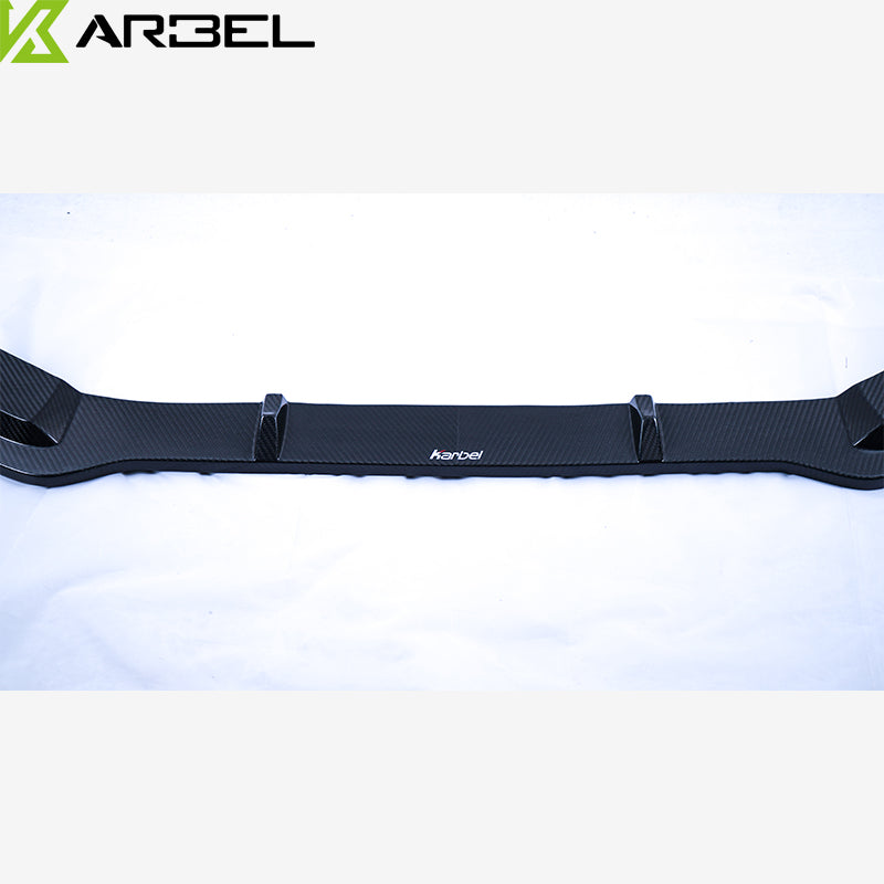 KARBEL CARBON DRY CARBON FIBER FRONT LIP FOR AUDI S4 & A4 S LINE 2013-2016 B8.5