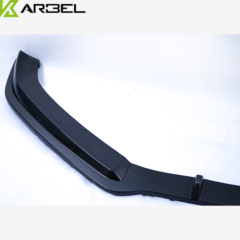 KARBEL CARBON DRY CARBON FIBER FRONT LIP FOR AUDI S4 & A4 S LINE 2013-2016 B8.5