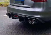 KARBEL CARBON DRY CARBON FIBER REAR DIFFUSER FOR AUDI S4 & A4 S LINE 2013-2016 B8.5