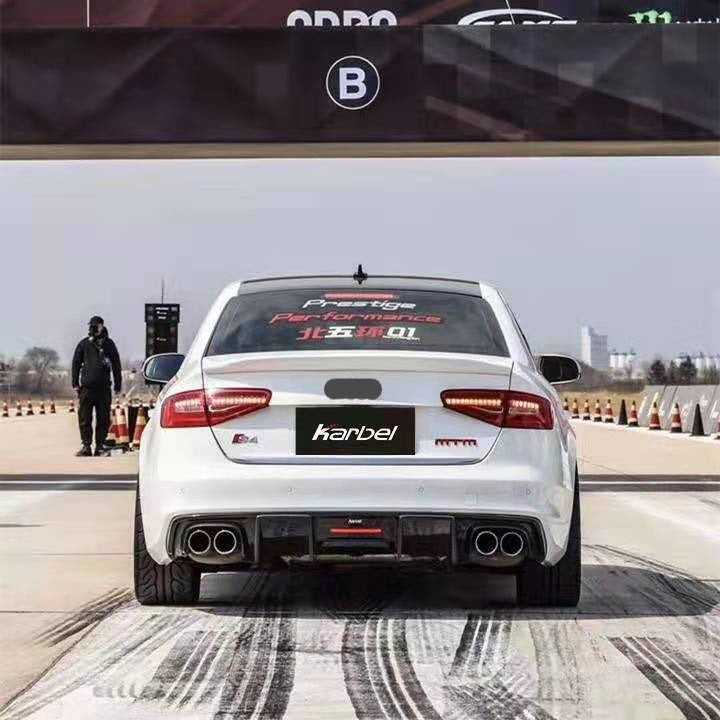 KARBEL CARBON DRY CARBON FIBER REAR DIFFUSER FOR AUDI S4 & A4 S LINE 2013-2016 B8.5