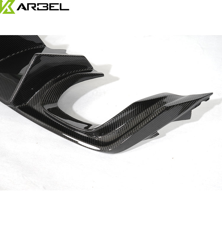 KARBEL CARBON DRY CARBON FIBER REAR DIFFUSER FOR AUDI S4 & A4 S LINE 2013-2016 B8.5