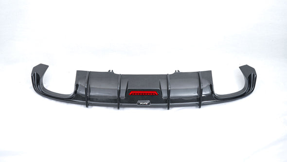 KARBEL CARBON DRY CARBON FIBER REAR DIFFUSER FOR AUDI S4 & A4 S LINE 2017-2019 B9