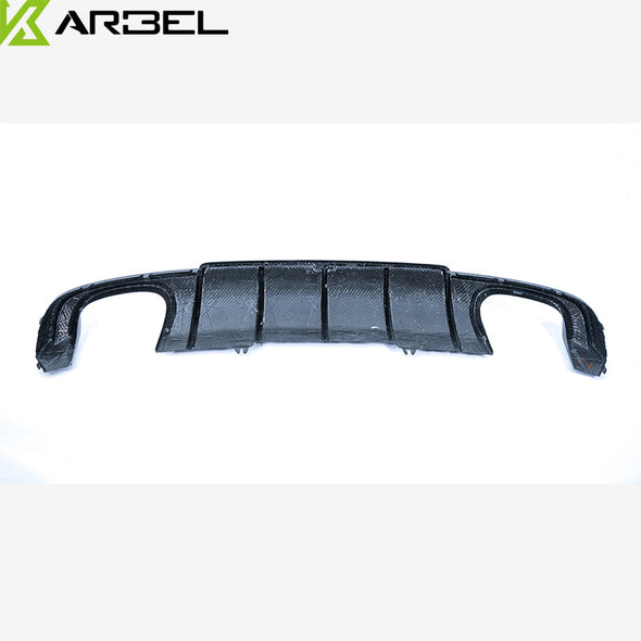 KARBEL CARBON DRY CARBON FIBER REAR DIFFUSER FOR AUDI S4 & A4 S LINE 2017-2019 B9