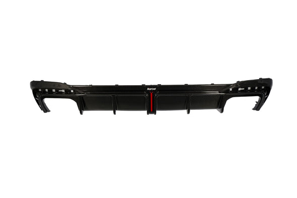 KARBEL CARBON DRY CARBON FIBER REAR DIFFUSER VER.1 WITH BRAKE LIGHT FOR AUDI S4 2020-ON B9.5