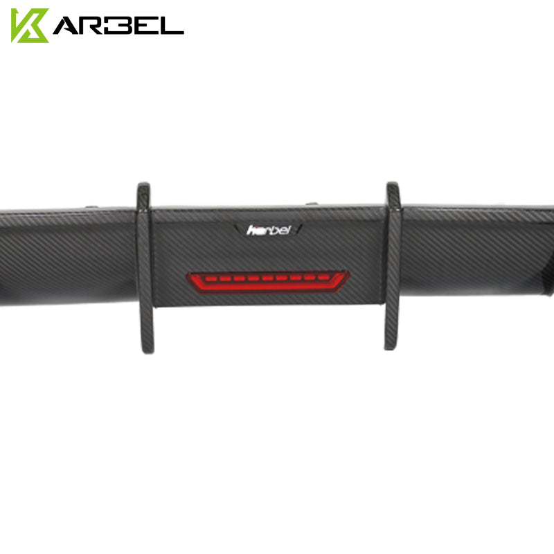 KARBEL CARBON DRY CARBON FIBER REAR DIFFUSER FOR AUDI S5 & A5 S LINE 2017-2019 B9