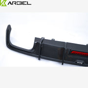 KARBEL CARBON DRY CARBON FIBER REAR DIFFUSER FOR AUDI S6 & A6 S-LINE & A6 AVANT 2019-ON C8