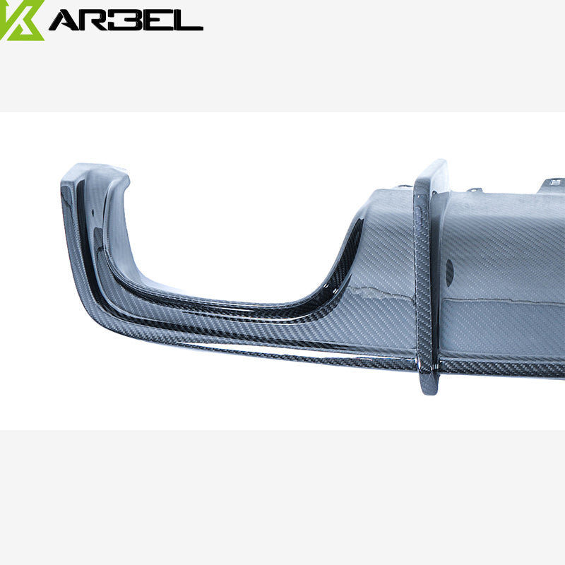 KARBEL CARBON DRY CARBON FIBER REAR DIFFUSER FOR AUDI S7 & A7 S LINE 2016-2018 C7.5