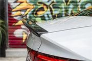 KARBEL CARBON DRY CARBON FIBER REAR SPOILER VER.1 FOR AUDI RS3 2014-2020 A3 & A3 S LINE & S3 2014-2020 SEDAN