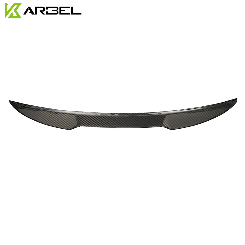 KARBEL CARBON DRY CARBON FIBER REAR SPOILER VER.1 FOR AUDI S4 & A4 S LINE 2017-ON B9 B9.5