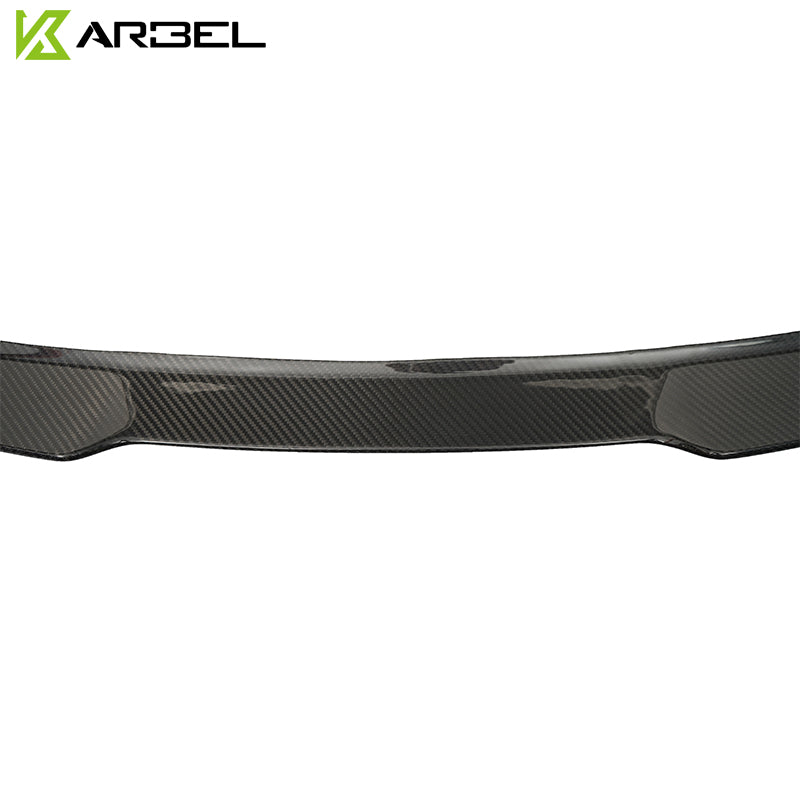 KARBEL CARBON DRY CARBON FIBER REAR SPOILER VER.1 FOR AUDI S4 & A4 S LINE 2017-ON B9 B9.5