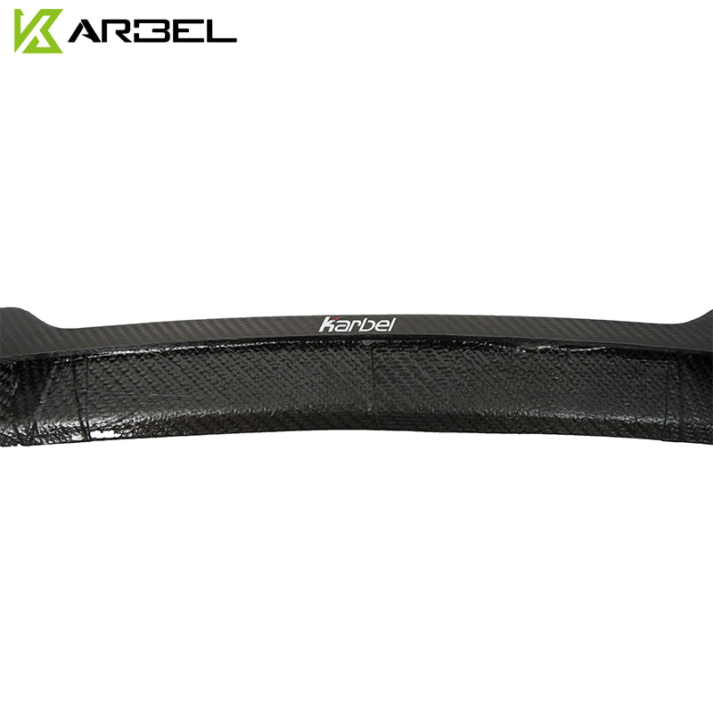 KARBEL CARBON DRY CARBON FIBER REAR SPOILER VER.1 FOR AUDI S4 & A4 S LINE 2017-ON B9 B9.5