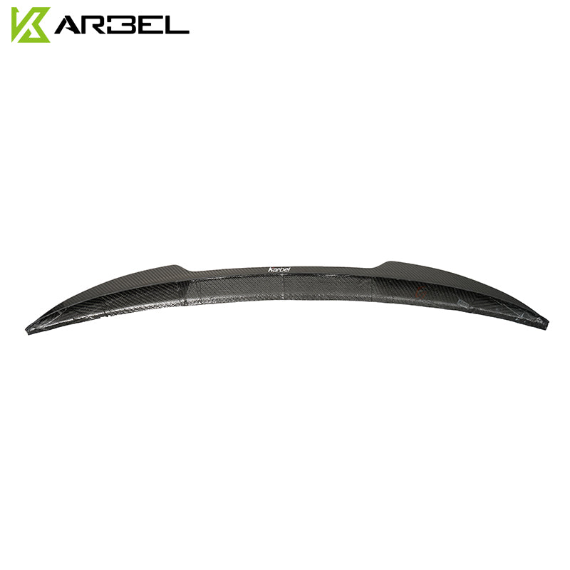 KARBEL CARBON DRY CARBON FIBER REAR SPOILER VER.1 FOR AUDI S4 & A4 S LINE 2017-ON B9 B9.5