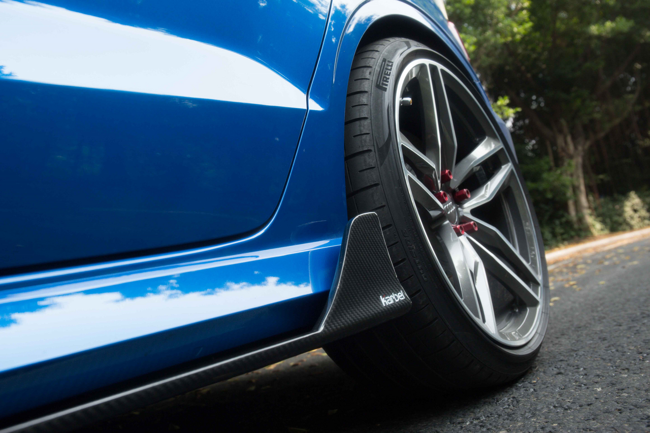KARBEL CARBON DRY CARBON FIBER SIDE SKIRTS FOR AUDI A3 & A3 SLINE & S3 2014-2020