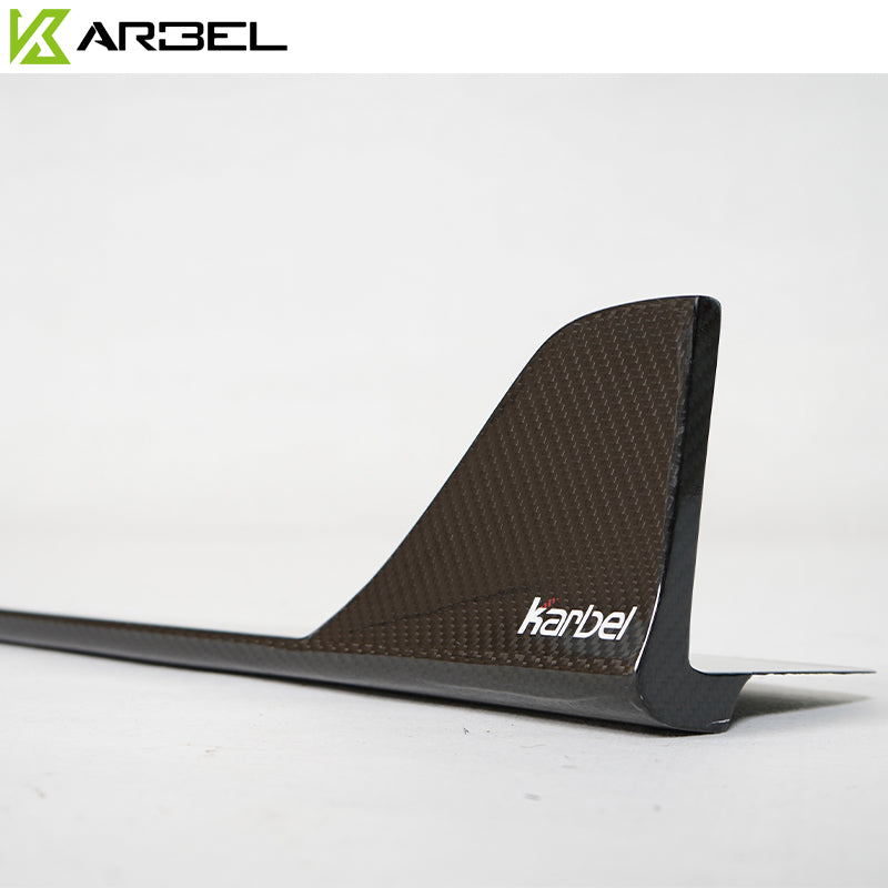 KARBEL CARBON DRY CARBON FIBER SIDE SKIRTS FOR AUDI A3 & A3 SLINE & S3 2014-2020