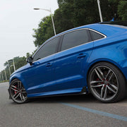 KARBEL CARBON DRY CARBON FIBER SIDE SKIRTS FOR AUDI A3 & A3 SLINE & S3 2014-2020