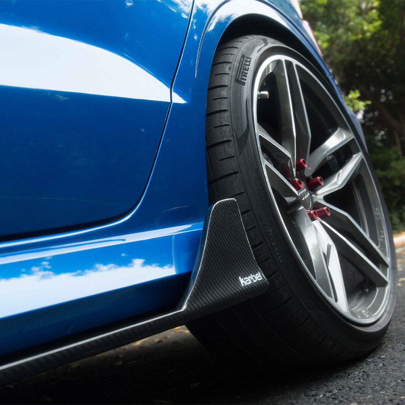 KARBEL CARBON DRY CARBON FIBER SIDE SKIRTS FOR AUDI A3 & A3 SLINE & S3 2014-2020
