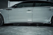 KARBEL CARBON DRY CARBON FIBER SIDE SKIRTS FOR AUDI S5 & A5 & A5 S LINE 2020-ON B9.5 4 DOOR SEDAN & 2 DOOR COUPE