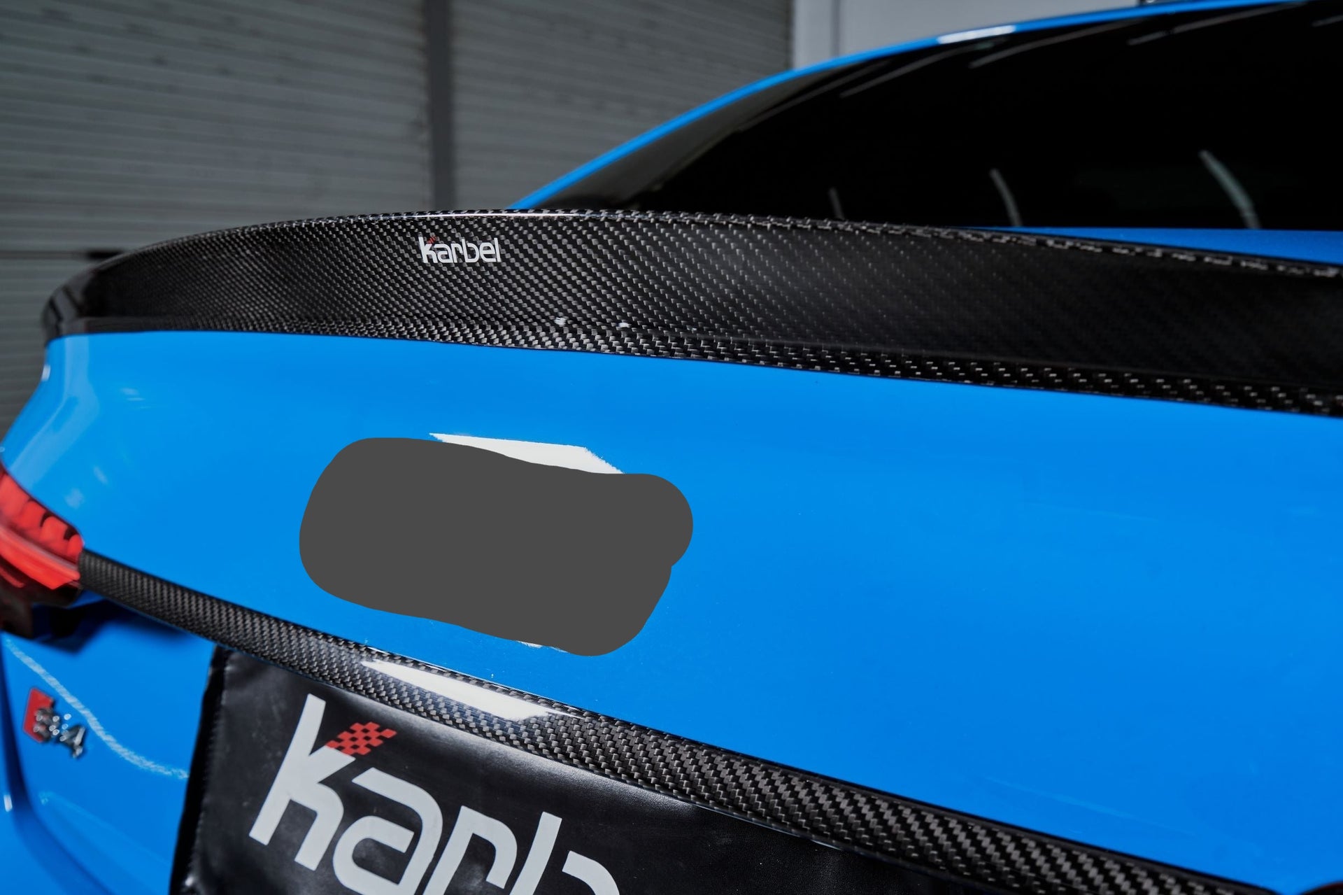 KARBEL CARBON DRY CARBON FIBER TRUNK LID REAR TRIM FOR AUDI S4 & A4 S LINE 2020-ON B9.5