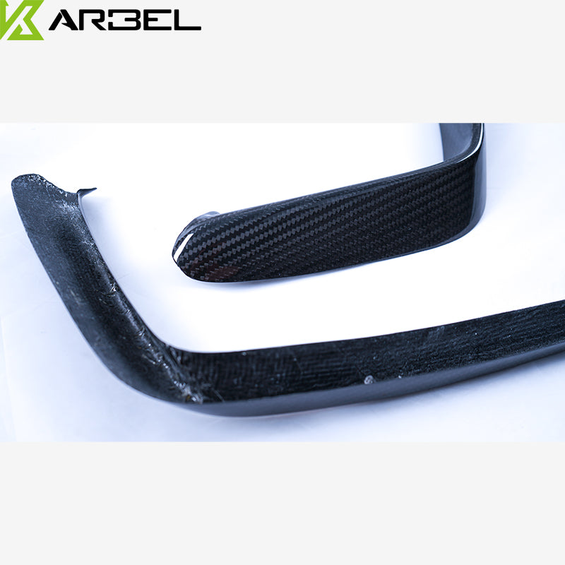 KARBEL CARBON DRY CARBON FIBER UPPER VALENCES FOR AUDI S4 & A4 S LINE 2013-2016 B8.5