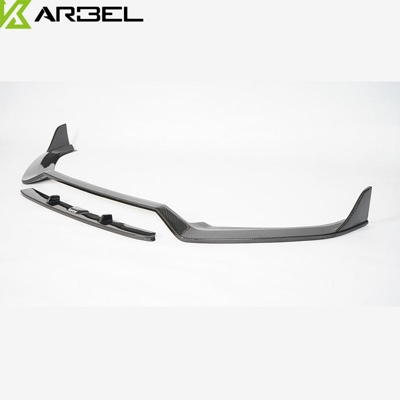 KARBEL CARBON DRY CARBON FIBER FRONT LIP FOR AUDI A5 S LINE & S5 2012-2016 B8.5