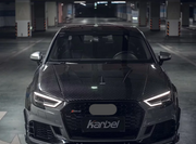 KARBEL CARBON DRY CARBON FIBER DOUBLE-SIDED HOOD BONNET VER.2 FOR AUDI A3 & A3 S LINE & S3 & RS3 2014-2020