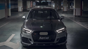 KARBEL CARBON DRY CARBON FIBER DOUBLE-SIDED HOOD BONNET VER.2 FOR AUDI A3 & A3 S LINE & S3 & RS3 2014-2020