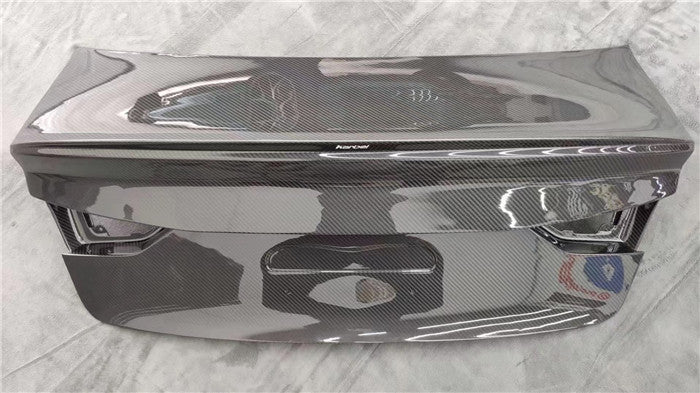 KARBEL CARBON DRY CARBON FIBER DUCKTAIL REAR TRUNK LID FOR AUDI A3 & A3 S LINE & S3 & RS3 2014-2020 SEDAN