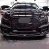 KARBEL CARBON DRY CARBON FIBER FRONT BUMPER UPPER VALENCES FOR AUDI A3 S LINE & S3 2017-2020 SEDAN