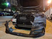 KARBEL CARBON DRY CARBON FIBER RS3 STYLE FRONT BUMPER FOR AUDI A3 & A3 S LINE & S3 2017-2020